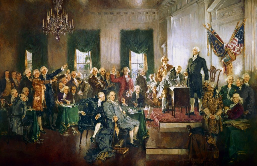 1787 Constitutional Convention in Philadelphia. 